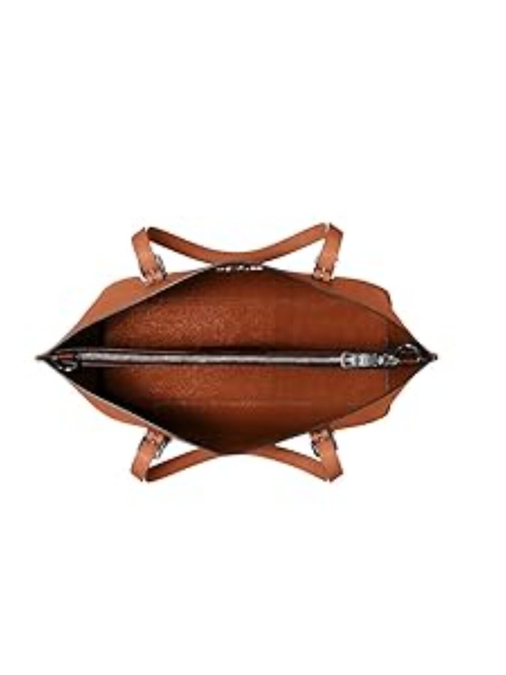 #204 NWT - Coach Mini Mollie Tote 25 Crossbody Bag (Ginger) - Picture 6 of 14